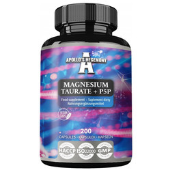Magnesium Taurate + P5P suplement diety 200 kapsułek