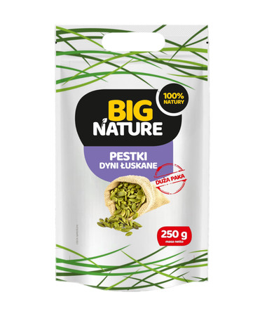 Big Nature Pestki Dyni łuskane 250 g