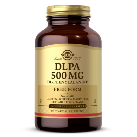 Solgar DLPA (Fenyloalanina) 500 mg na wsparcie pracy mózgu 50 kaps.