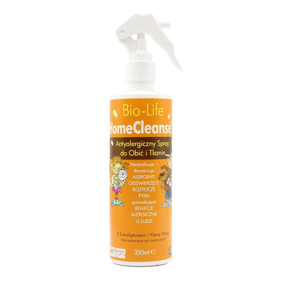 BIOLIFE HOME CLEANSE , 100% Naturalny Antyalergiczny spray do obić i tkanin, 350ml