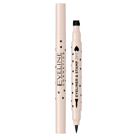Eyeliner &amp; Stamp 2in1 eyeliner ze stemplem 01 Serce