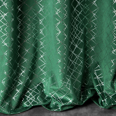 ZASŁONA GOTOWA D91 MOLY 140 X 250 CM ZIELONY
