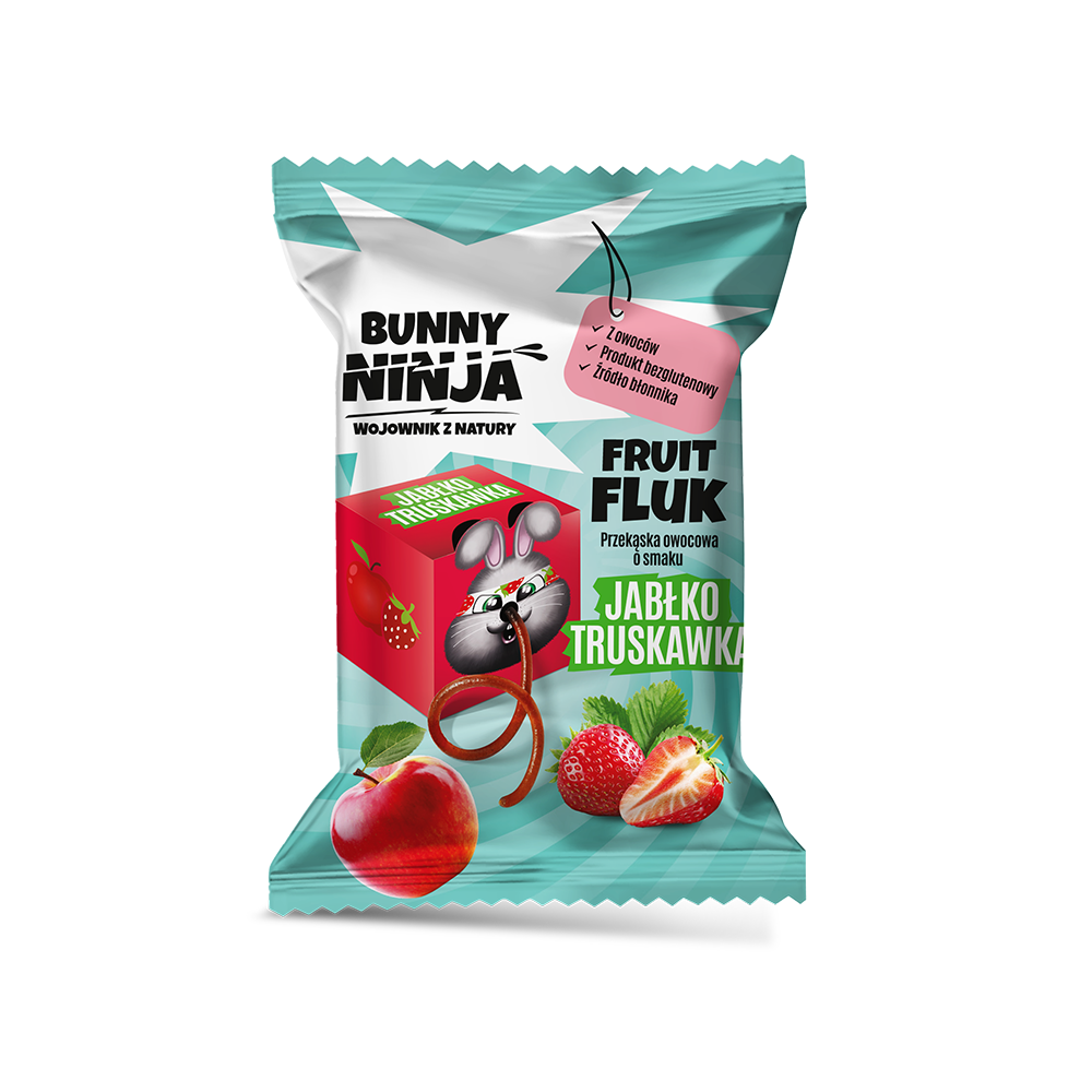 Zestaw 10x Fruit Fluk o smaku jabłko-truskawka 15 g - Nabea.pl