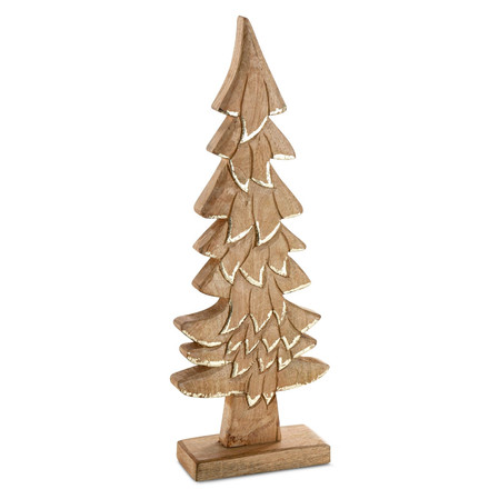 FIGURKA ŚWIATECZNA D5 20 X 8 X 51 CM JASNOBRĄZOWY