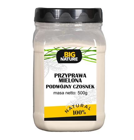 PRZYPRAWA PODWÓJNY CZOSNEK bez soli i chem 500G