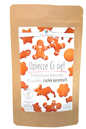 PIĘĆ PRZEMIAN Mieszanka na ciastka korzenne bezglutenowa 600g