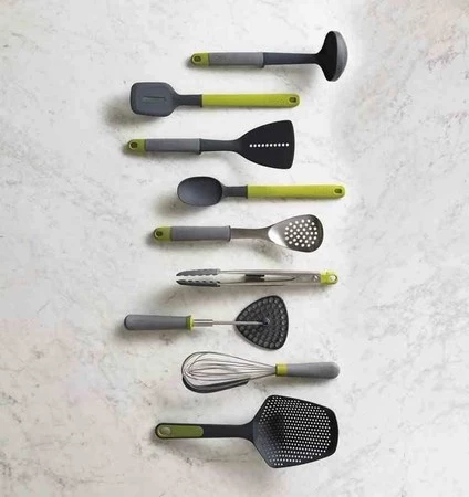 JJ - Tłuczek do warzyw składany Delta, grafit-ziel