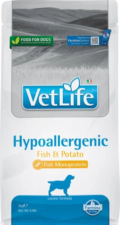 FARMINA Vet Life Hypoallergenic Fish / Potato Dog 2kg