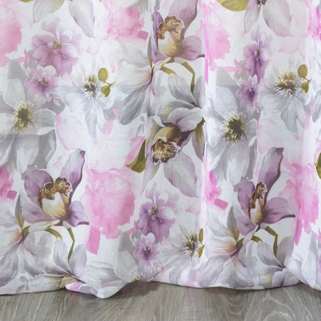 ZASŁONA GOTOWA BELLA 140 X 250 CM CIEMNORÓŻOWY