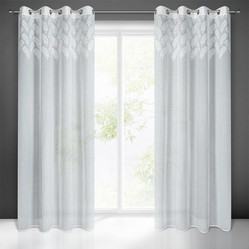 FIRANA GOTOWA ANET 140 X 250 CM BIAŁY