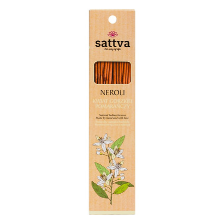 Sattva naturalne indyjskie kadzidełko Neroli 15szt