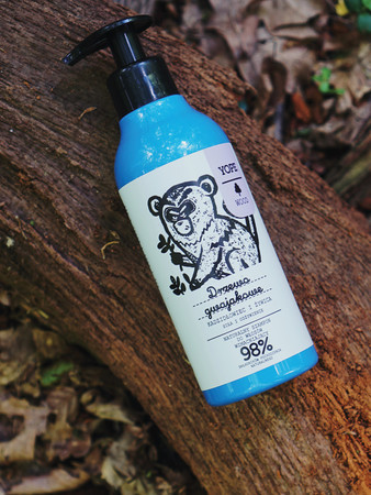 Yope Wood Żel pod prysznic Drzewo Gwajakowe, Mirra, Tonka 400 ml