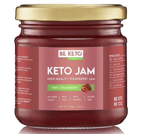 Keto Dżem Bardzo Truskawkowy 200g