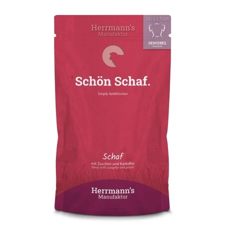 HERRMANN'S Selection Sensitive Dog Schaf - baranina z cukinią (150g)