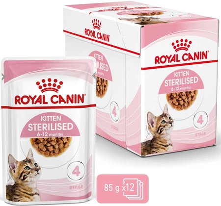 ROYAL CANIN Kitten Sterilised w sosie 85g