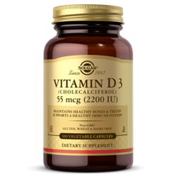 Solgar Witamina D3 2200 IU 55 mcg 100 kaps.