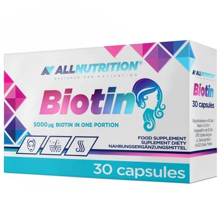 Allnutrition − Biotin 5 mg − 30 kaps.