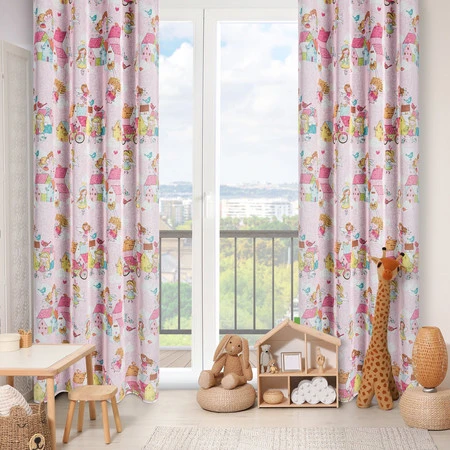 ZASŁONA GOTOWA POLLY 140 X 250 CM RÓŻOWY