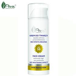 Krem do twarzy wysoka ochrona przeciwsłoneczna SPF 50 ,50ml - AVA