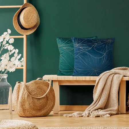 POSZEWKA BLINK 25 45 X 45 CM CIEMNOZIELONY