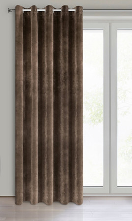 ZASŁONA GOTOWA VILLA 140 X 250 CM BRĄZOWY