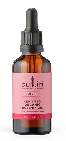 Sukin, ROSEHIP Oil Naturalny 100% olej z dzikiej róży chilijskiej, 50ml