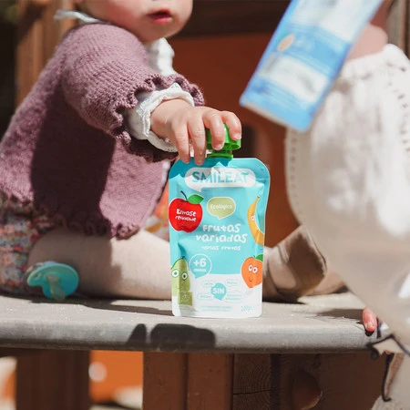 Smileat, BIO Mus wieloowocowy 6m+, 100g