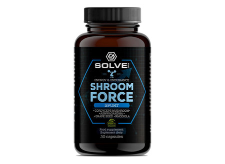SolveLabs Shroom Force - Cordyceps Sinensis Atp Pre-workout przedtreningówka  30 kaps.
