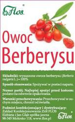 Berberys owoc suszony 50g FLOS