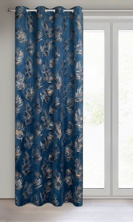 ZASŁONA GOTOWA GLORIA 140 X 250 CM GRANATOWY