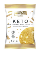 Ciasteczko KETO sernik i biała czekolada 50 g
