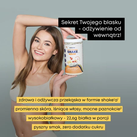 SUPERSONIC Koktajl proteinowy z kolagenem smak karmel 560 g