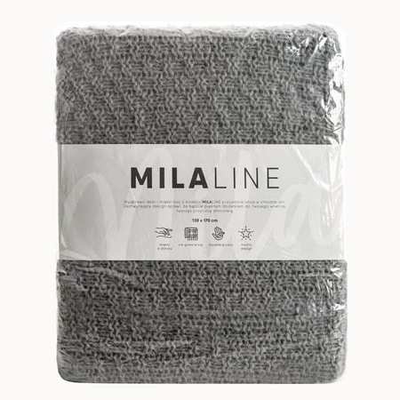 KOC PLED 3 130 X 170 CM GRAFITOWY