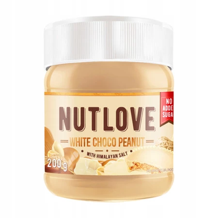 Allnutrition Nutlove White Choco Peanut 200g smak orzechowy z białą czekoladą
