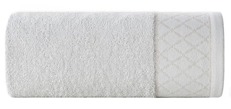 Ręcznik Layla (04), 50 x 90 cm, Srebrny