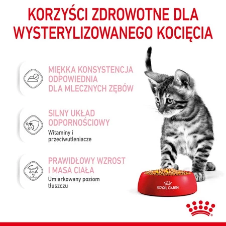 ROYAL CANIN Kitten Sterilised w galaretce 85g