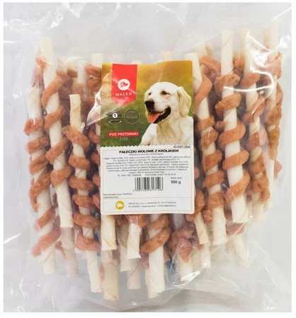 MACED Szaszłyk Pałeczki owinięte Królikiem 500g