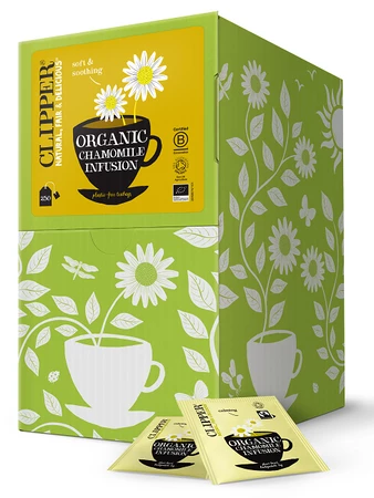 CLIPPER HERBATKA RUMIANKOWA FAIR TRADE BIO (250 x 1,5 g) 375 g 