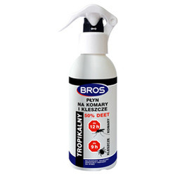 BROS Płyn na komary i kleszcze 130 ml