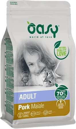 OASY Cat ADULT Pork Wieprzowina 1,5kg