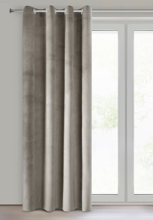 ZASŁONA GOTOWA PIERRE 140 X 250 CM CIEMNOBEŻOWY