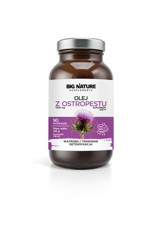 Big Nature Olej z ostropestu kapsułki 90 szt.