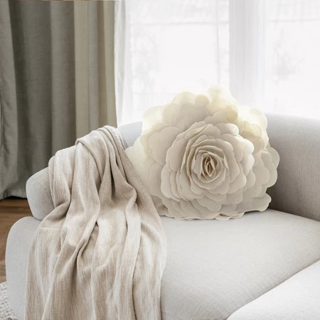 POSZEWKA FLORES 6 O 40 CM KREMOWY