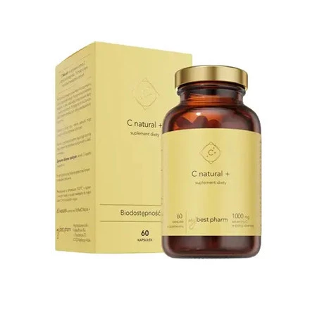 MyBestPharm Witamina C natural + 60 kapsułek