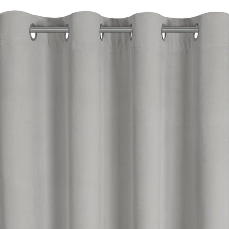 Zasłona gotowa Nita 140 x 250 cm, Stalowy