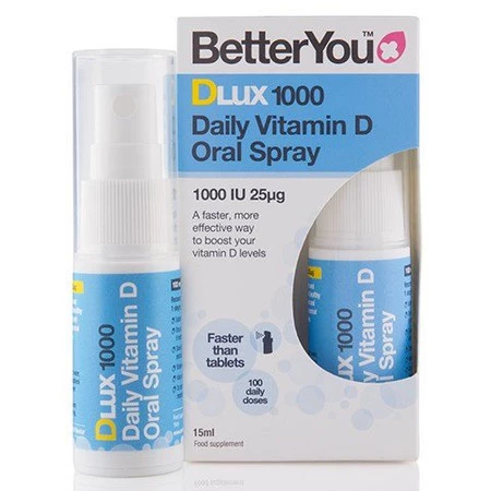 BetterYou − DLUX 1000 Witamina D w sprayu − 15 ml