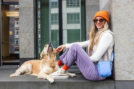 PALOPA Torebka saszetka na smakołyki dla psa Greta sky blue L