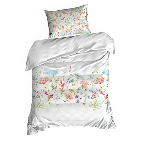 Komplet pościeli satynowej Spring 24, 220 x 200 cm, Biały