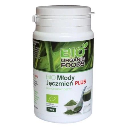 BIO ORGANIC FOOD 100% BIO Młody Jęczmień Plus 150