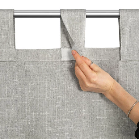 Zasłona gotowa Garden na Szelkach 155 x 240 cm, Srebrny